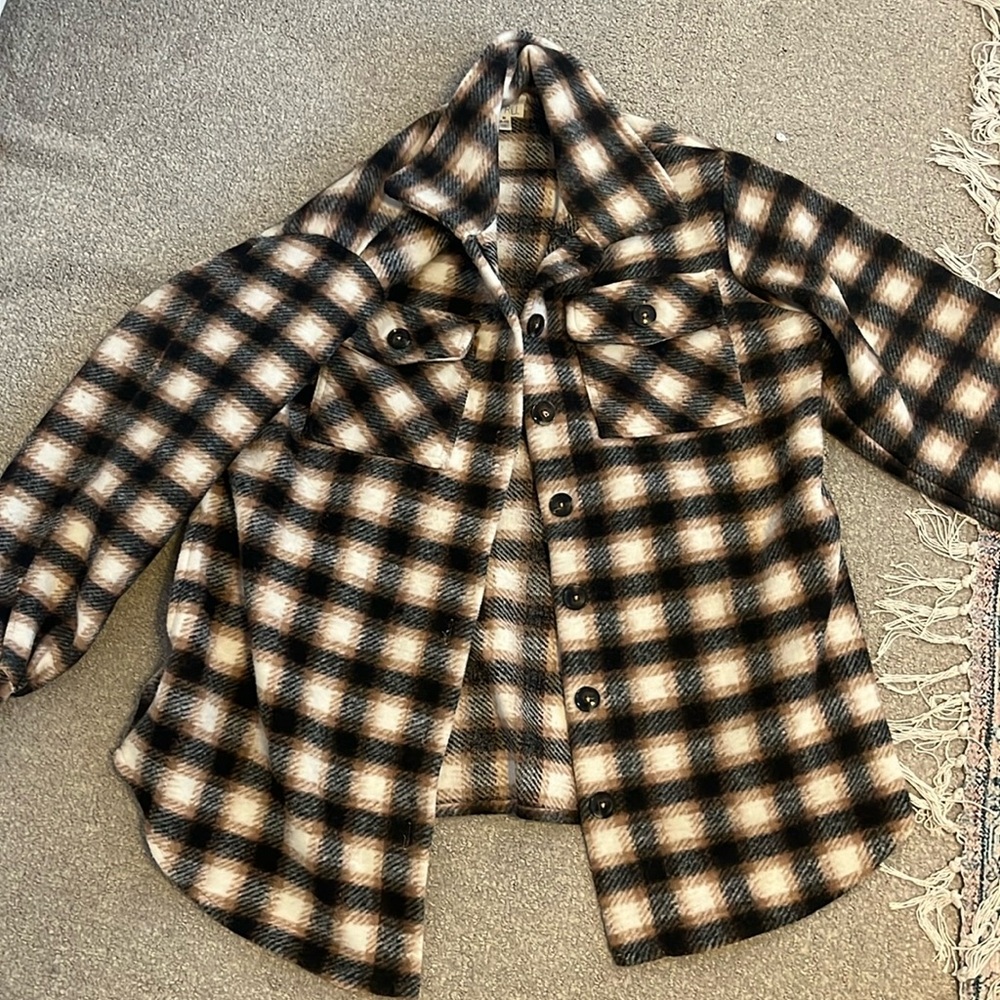 Plaid Flannel Jacket